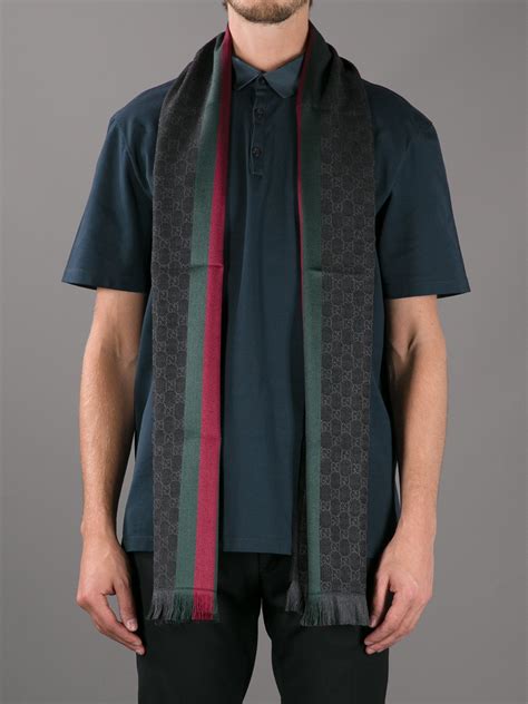 mens nlack gucci scarf|vintage gucci handkerchief.